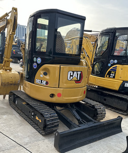 รถขุดตีนตะขาบมือสอง Caterpillar CAT 303.5E 303.5E2 CR ขนาด 3 ตัน สำหรับงานสวน พร้อมห้องโดยสาร - Product Image 4