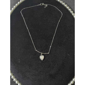 Vendita calda di tendenza collana di lusso in stile coreano con strass acrilico a stella incrociata con forma di luna rodiato perla all'ingrosso - Product Image 1