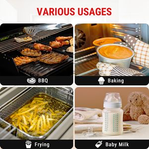 Thermomètre électronique de cuisine pour aliments, accessoires de cuisson pour viande, barbecue, four, avec sonde numérique - Product Image 3