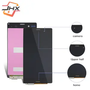 Best quality lcd for Sony xperia z3 lcd D6653 D6603 screen display one year warranty with original color