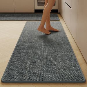 Juego de dos piezas de lino de gama alta Combinación de cocina de secado rápido Fácil absorción Suelo de tierra de diatomeas Alfombrilla antideslizante - Product Image 6