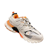 Chaussures de marche de luxe à plateforme épaisse, de haute qualité, avec éclairage LED intégré, modèle Track 3.0, doublure en maille, tendance mode pour le printemps