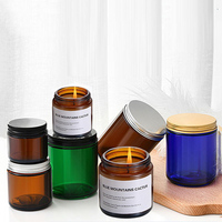 Vide 2oz 4oz 8oz verre brun supplément emballage Capsule pilules médecine vitamine verre conteneur bocaux avec couvercle en or