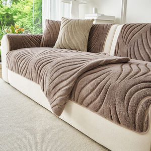 <b>Sofa</b> Cushion Pad 145-185Cm 3D Wave Embossed Non-Slip Machine Washable <b>Pet</b> <b>Sofa</b> Cover For Living Room Protection - Product Image 1