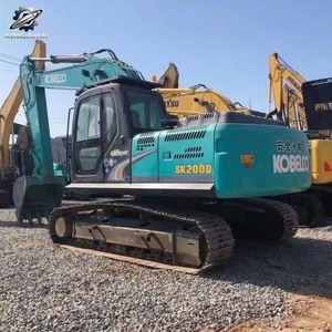 รถขุดโคเบลโก้ SK200 สำหรับงานหนัก ระบบไฮดรอลิกจากญี่ปุ่น รถตีนตะขาบ 20 ตัน มือสองจากญี่ปุ่น รถขุด SK200 เครื่องจักรก่อสร้าง - Product Image 3