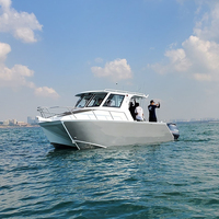 Perahu Katamaran Aluminium 7,5m untuk Memancing Dijual di Filipina