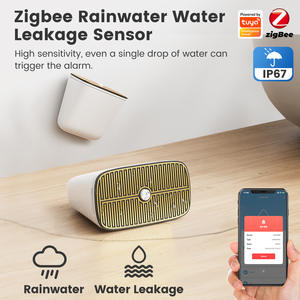 Alarma Inteligente de Inmersión en Agua, Sensor de Fugas de Agua Zigbee, IP67 Impermeable, Control por Aplicación, Funciona con Batería, Cuerpo de Plástico - Product Image 4