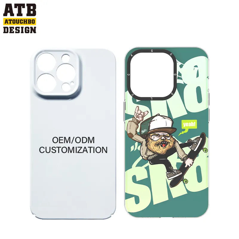 Sublimation Custom Cartoon Anime TPU Case 2D Sublimation Blanks Silicone Phone Case for iPhone 11 12 13 14 Pro Max