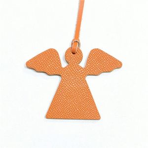 Cute Shape Leather Bag <b>Charm</b> Multicolor <b>Angel</b> Pendant for Handbag Car Key Decoration - Product Image 6