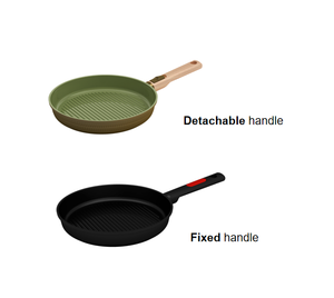 10.25 "không dính rang Pan, đa năng Vỉ Nướng Tròn và lớn nấu ăn bề mặt, bền Skillet trong nhà & Ngoài trời nướng - Product Image 2