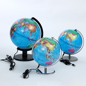 Gelsonlab Globos giratorios de escritorio clásicos, enseñanza geográfica, globos interactivos con mapa del mundo - Product Image 1