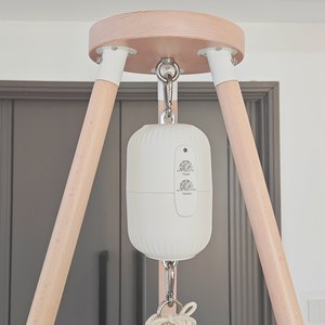 Soporte de Madera Maciza para <span class=keywords><strong>Hamaca</strong></span> de Bebé, Estructura de Madera de Haya con Montaje Rápido y Patas Antideslizantes para Cuna de Bebé de <span class=keywords><strong>0</strong></span> a 12 <span class=keywords><strong>Meses</strong></span> - Product Image 2