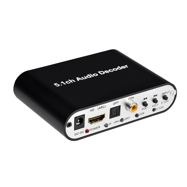 5.1 Audio Decoder Board with USB Play Optical Coaxial Input and HD ARC for Home Theater Sound System