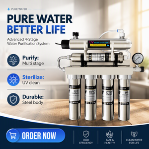 Système de filtration d'<span class=keywords><strong>eau</strong></span> domestique 6 étapes avec UV pour cuisine, sous évier, pour sédiments, en acier inoxydable, pour <span class=keywords><strong>eau</strong></span> <span class=keywords><strong>du</strong></span> <span class=keywords><strong>robinet</strong></span> - Product Image 3