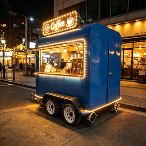 Ice Cream Cart Fully Equipped Horse <b>Box</b> Food Truck OEM Pizza Trailer Multi Functional Mobile Kitchen - Product Image 6