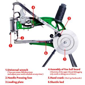 Máquina de Coser Manual de Cuero para Zapateros, Longitud de la Aguja Ajustable - Product Image 3