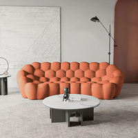 Ensemble de canapés en velours de luxe pour salon, canapé intégré, canapé personnalisé italien Roche Bobois