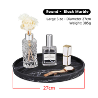 Plateau de rangement minimaliste en silicone, organisateur cosmétique de salle de bain pour comptoir de vanité, support étanche pour parfums et articles de toilette