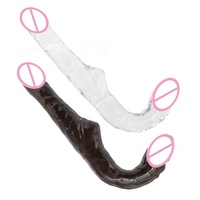 Dildo double tête en L à angle droit pour femmes lesbiennes, pour le sexe vaginal et anal, bâton de massage pour la masturbation, jouet sexuel pour adultes