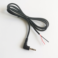 Câble audio optique à angle droit de haute qualité personnalisé, prise jack, câble audio vidéo, jack audio 3,5 mm