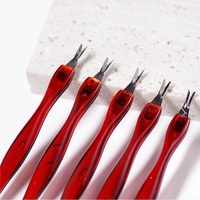 Fourchette à cuticules en plastique pour salon de manucure, offre spéciale