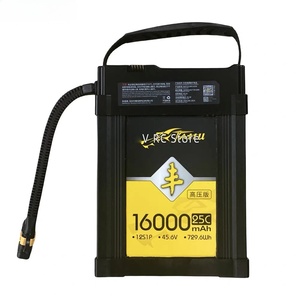 Hot Sales TATTU 16000mAh 25C 12S 45.6V Lithium Polymer Rechargeable <b>Drone</b> Battery XT90/XT150 Leads 500 Cycle Life for DIY <b>RC</b> UAV - Product Image 1