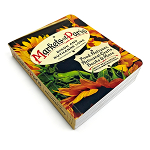 Guide personnalisé OEM avec couverture souple couleur intégrale, plastification, reliure cousue et collée, logo personnalisé, sur le thème des aliments de Paris - Product Image 1