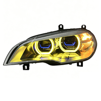 Projecteur laser pour voiture SJC Auto, phare de haute qualité pour BMW X5 E70, feux de jour jaunes et blancs, double couleur, très vendu