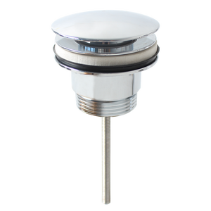 WaiiHO 17 - Tapón de desagüe emergente de latón cromado de cabeza grande, diseño moderno, colador para lavabo, pulido, para hoteles - Product Image 6