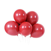 Ballons de couleur pure de 18 pouces Ballon coeur rouge Ballons en aluminium pour la décoration d'amour de mariage