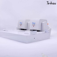 Agrafeuse électrique double tête robuste JIMHAU JH70-2, capacité 2-55 feuilles, profondeur de pliage réglable 100 mm, 7 kg, en métal