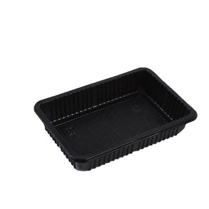Barquettes à fruits Fumi 22x15x4.3 cm, boîte d'emballage en plastique transparent pour produits frais, logo personnalisable - Product Image 2