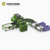 Système de trieur de colis automatique FARVISION avec commande servo, capacité de 6000 colis par heure, trieur de colis à grande vitesse, charge utile de 60 kg