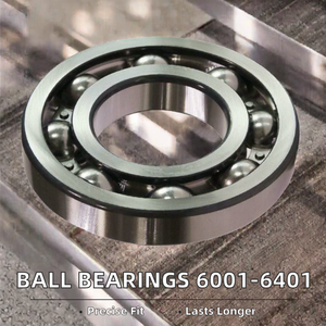 Rodamiento de Bolas de Ranura Profunda 6001 6201 <span class=keywords><strong>6301</strong></span> 6401 de Acero para Rodamientos, Diámetro Interior de 12 mm - Product Image 2