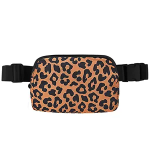 Unisex Mini Workout Shopping Bum Pouch Crossbody Bag Travel Causale Heupgordel Grappige Tas Voor Mannen Dames Met Verstelbare Riem