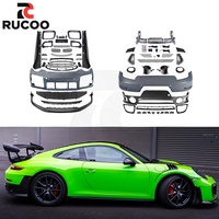 Kit de Conversión de Carrocería de Plástico PP de Fijación Directa para Porsche 911 991.2 GT2 RS, Sin Modificaciones, Kit de Carrocería Ancha para Carreras, Piezas Compatibles