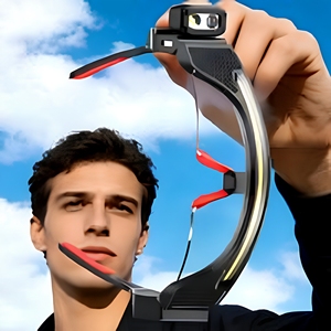 Nueva Linterna <span class=keywords><strong>Frontal</strong></span> LED <span class=keywords><strong>Recargable</strong></span> 7 en 1 2026, Lámpara de Muñeca, Luz de Trabajo, Luz Delantera y Trasera para Bicicleta, Luz para Mochila con Regla - Product Image 4