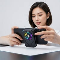 Enfriador Magnético para Teléfono F30, Radiador de Juegos con Carga Inalámbrica, Soporte Recargable para Teléfonos Móviles