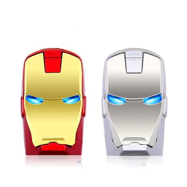 Avenger Alliance Push-Pull Metal Waterproof 32g Car Creative 64g U-disk US Captain 8g Iron Man U-disk