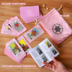 Baraja <span class=keywords><strong>de</strong></span> <span class=keywords><strong>Cartas</strong></span> <span class=keywords><strong>de</strong></span> Tarot Rosadas con Palabras Clave, 78 <span class=keywords><strong>Cartas</strong></span>, Astrología, Zodiaco, <span class=keywords><strong>Cartas</strong></span> <span class=keywords><strong>de</strong></span> Adivinación, Guía <span class=keywords><strong>de</strong></span> Lectura <span class=keywords><strong>de</strong></span> Tarot del Amor para Principiantes - Product Image 5