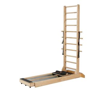 Formation <span class=keywords><strong>professionnelle</strong></span> Pilates Alignement Core Aligner Réformateur Double piste bois échelle coulissante bidirectionnelle lit en bois d'érable Durable - Product Image 1