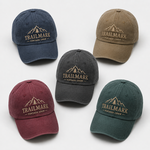 Casquettes de camionneur en coton personnalisées avec dos en maille, ajustables, avec patch logo pour le travail en extérieur - Product Image 3