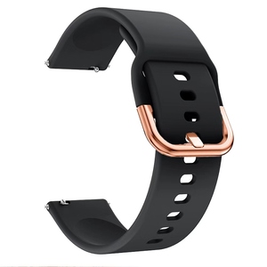 Bracelet de montre intelligente en silicone avec boucle à ardillon en or <span class=keywords><strong>rose</strong></span> de 20 mm, compatible avec <span class=keywords><strong>Garmin</strong></span> <span class=keywords><strong>Forerunner</strong></span> 570/165/158/245, sport, luxe, mode, 10 couleurs - Product Image 5