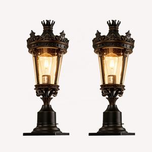 Lámpara de Poste LED con Certificación UL de 27 Pulgadas, Iluminación Exterior Impermeable para Jardín, Patio, Porche, Canal, Lámpara Decorativa para Jardín - Product Image 1