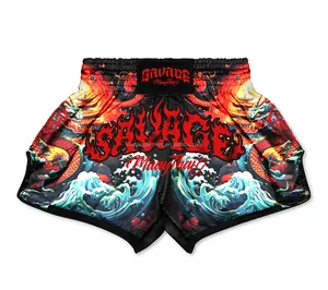 Muay Thai Shorts Kids Muay Thai Shorts Custom Sublimation Printing Muay Thai Shorts