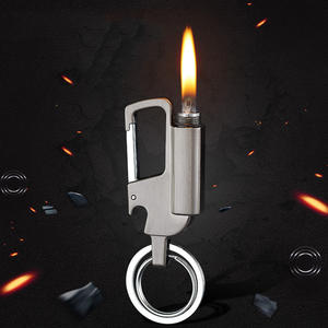 Briquet en métal portable, briquet rétro à meule, briquet porte-clés, briquets à kérosène portables - Product Image 5