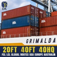 Service d'expédition maritime DK SAILING Chine-Europe FCL LCL 20ft 40ft 40HQ DDP Transitaire maritime porte-à-porte