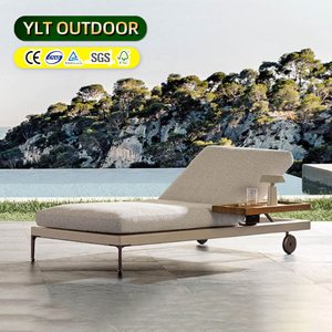 Chaise <span class=keywords><strong>de</strong></span> plage moderne <span class=keywords><strong>de</strong></span> luxe pour l'extérieur chaises longues <span class=keywords><strong>de</strong></span> <span class=keywords><strong>jardin</strong></span> côté piscine mobilier d'extérieur pour hôtel chaises <span class=keywords><strong>de</strong></span> plage à cadre en aluminium - Product Image 1