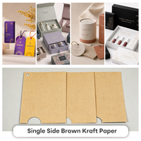 Papier kraft brun simple face de haute qualité, imprimable, 120 g/m², 250 g/m², 300 g/m², pour des résultats professionnels