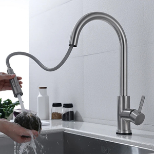 SANIPRO Induction Sink Water Tap 304 Stainless Steel <strong>Aerator</strong> Spray Pull Out Black Smart Sensor Touchless Kitchen <strong>Faucets</strong> - Product Image 4